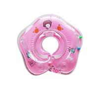 (pink, 1-18 months) swimming pool and bath baby neck ring