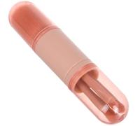 Pink 1 Makeup Brush Set with Cover, Travel Portable | Synthetic Fibre and Metal Details, Multifunctional Design for Women, Handy the Go Touchups