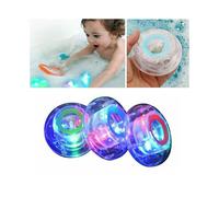 (Pink, 1 Pcs) 1-2X Underwater LED Bath Light Colourful Ball Toy
