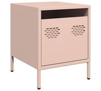 (pink, 1 pcs) vidaXL Bedside Cabinets Nightstand Side Table Bed Table Bed CabinetÂ Steel