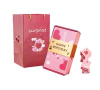 (Pink) 100% New Upgraded Surprise Gift Box Creating The Most Surprising Gift, Bounce Surprise Gift Box, Pop Up Boxes Bulk,folding Bounce Card Gift Box