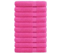 (pink, 100 x 200 cm/ 10 pcs) vidaXL Premium Sauna Towels Guest Bath Towel 10 pcs Gold 600gsm 100% Cotton
