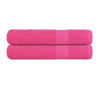 (pink, 100 x 200 cm/ 2 pcs) vidaXL Towels Kitchen Tea Towel Dish Towel Wash Towel 360 gsm 100% Cotton