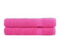 (pink, 100 x 200 cm) vidaXL Premium Sauna Towels Absorbent Bath Towel 2 pcs Grey 600gsm 100% Cotton