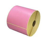 Pink 102mm x 152mm Direct Thermal Labels, Permanent Adhesive, 4" x 6" Labels, 500 per Roll, Compatible with Munbyn, Zebra, Citizen, Toshiba etc Label Printers (102mm x 152mm, 2, Count)