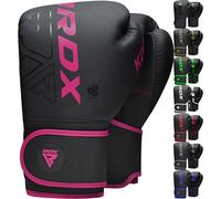 (Pink, 10OZ) RDX Boxing Gloves Sparring Muay Thai Kickboxing