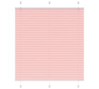 vidaXL Pleated Blind Pink 115x150 cm Fabric Width 114.4 cm Polyester, Pink