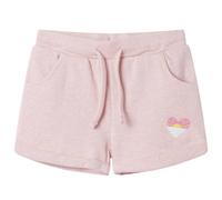 (pink, 128 (7-8y)) Kids' Shorts with Drawstring Children's Pants Kids Elasticated Waist Shorts