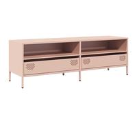 (pink, 135 x 39 x 43.5 cm) vidaXL TV Cabinet TV Stand TV Unit Media Hifi Cabinet Cold-rolled Steel