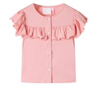 (pink, 140 (9-10y)) Kids' T-shirt Short Sleeves Tee Children T Shirt Toddler Top Medium Pink 104