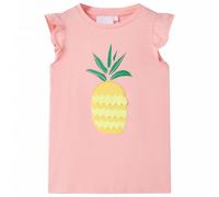 (pink, 140 (9-10y)) Kids' T-shirt Short Sleeves Tee Children T Shirt Toddler Top Neon Coral 92