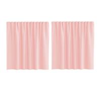 (pink, 140 x 140 cm) vidaXL Voile Curtains 2 pcs net curtain sheer curtain
