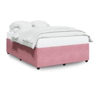 (pink, 140 x 200 cm) vidaXL Bed Frame Home Bed Base Mattress Foundation Dark Grey 80x200 cm Velvet