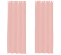 (pink, 140 x 260 cm) vidaXL Voile Curtains with Grommets 2 pcs Apple Green 140x225 cm net curtain