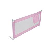(Pink) 150cm Bed Safety Guards Folding Child Bed Rail Safety Protection