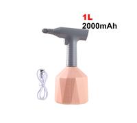 (Pink 1L) 5L Electric Sprayer Garden Automatic Atomization USB Rechargeable Plant Sprayer Bottle Sprinkler Watering Can Garden Irrigation