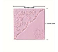 (pink, 1pcs 35*35cm) 1/5/10Pcs 35*35cm Ceiling Roof Self-adhesive Warm Bedroom 3d Three-dimensional Wall Attached To The Background Wall