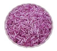 (pink, 200Pcs) 1000pcs 200pcs 2*7mm Czech Cylindrical Glass Tube Loose Beads Diy For Jewelry Making