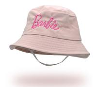 (pink) 2023 Children Barbie Fisherman Hat Cute Barbies Pink Hats Embroidery Basin Hat Summer Casual Female Baby Sun All Match Cap Gifts