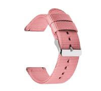 (pink, 20mm) Nylon Canvas Watch Strap For Men Quick Release Straps 18-24 Mm