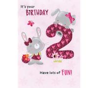 Pink 2nd Birthday Card Second Nature