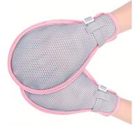 (pink, 2pcs) 2pcs Breathable Summer Mittens for Elderly or Dementia Patients - Anti-Self-Harm, Bed Restraint Gloves, Polyester Fabric