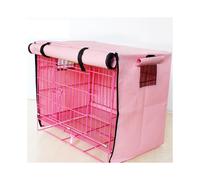 (Pink, 2XL) Pet Bed Dog Kennel Anti-Mosquito Flying Insects Net Tent Cover Indoor/Outdoor