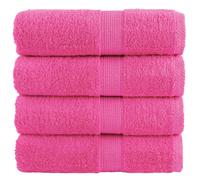 (pink, 30 x 50 cm/ 4 pcs) vidaXL Premium Hand Towels Shower Bath Towel Cream 600 gsm 100% Cotton