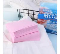 (pink, 30PCS) 30 Pieces/pack Laundry Tablets Strong Laundry Detergent Sheet Underwear Clothes Cleaning Detergent Laundry Bubble Washing Laundry Soap Paper