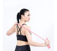(Pink) 35/70 Pounds Yoga Resistance Bands Exercise Stretching Powerlifting High Elasticity Pull Up Bands from