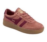 (Pink, 4 (Adults')) Gola Grandslam Suede Women's Clay/Cerise Trainers