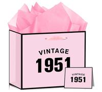 Pink 40th Birthday Gift Bag (75th Birthday Gift Bag)