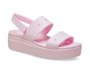 (Pink, 5 (Adults')) Crocs Brooklyn 4U Thermoplastic Women's Pink Milk Sandals