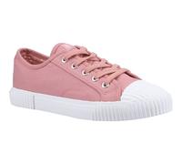(Pink, 5 (Adults')) Hush Puppies Brooke Canvas Women's Pink Trainers