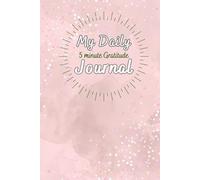 Pink 5 Minute Gratitude Journal: Daily prompts inspiring gratefulness for adults