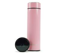 (Pink) 500ml Water Bottle Flask With Temperature Display