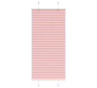 vidaXL Pleated Blind Pink 55x150 cm Fabric Width 54.4 cm Polyester