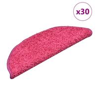 (pink, 56 x 17 x 3 cm/ 30 pcs) vidaXL Stair Mats Home Decorative Stair Step Rug Carpet Protector Tread Mat