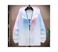 (Pink, 5XL) High Quality Sunscreen Jacket For Men Casual Windbreaker Jacket Breathable Waterproof Outdoor Jacket Sunshine Proction