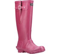 (Pink, 6 (Adults')) Cotswold Windsor Welly Rubber Berry Wellington Boots