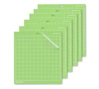 Pink 6 Pack Smart Craft Cutting Mat 12x12 Inch for Cutting Machine, Light/Standard/Grip/Non-Slip Cut All The Essentials, Portable Design from Delicate Paper to Heavier Specialty Materials (Green)