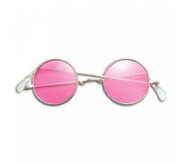 Bristol Novelty BA240 Lennon Glasses Pink, Mens, One Size
