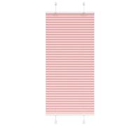 vidaXL Pleated Blind Pink 60x100 cm Fabric Width 59.4 cm Polyester