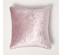 (Pink, 60 x 60 cm) Luxury Crushed Velvet Cushion Cover