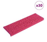 (pink, 65 x 21 x 4 cm/ 30 pcs) vidaXL Carpet Stair Treads Decorative Stair Step Protector Rug Stair Mats