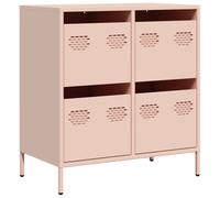 (pink, 68 x 39 x 73.5 cm) vidaXL Sideboard Cabinet Storage Cupboard Highboard Cold-rolled Steel