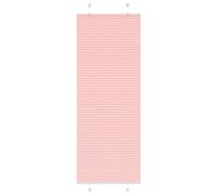 vidaXL Pleated Blind Pink 70x200 cm Fabric Width 69.4 cm Polyester, Pink