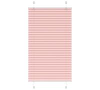vidaXL Pleated Blind Pink 75x150 cm Fabric Width 74.4 cm Polyester