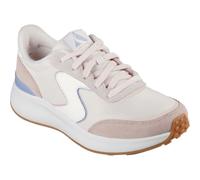 (Pink, 8 (Adults')) Skechers BLVD Retro Runner Leather Women's Light Pink/Purple Trainers