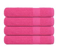 (pink, 80 x 200 cm/ 4 pcs) vidaXL Towels Kitchen Tea Towel Dish Towel Wash Towel 360 gsm 100% Cotton
